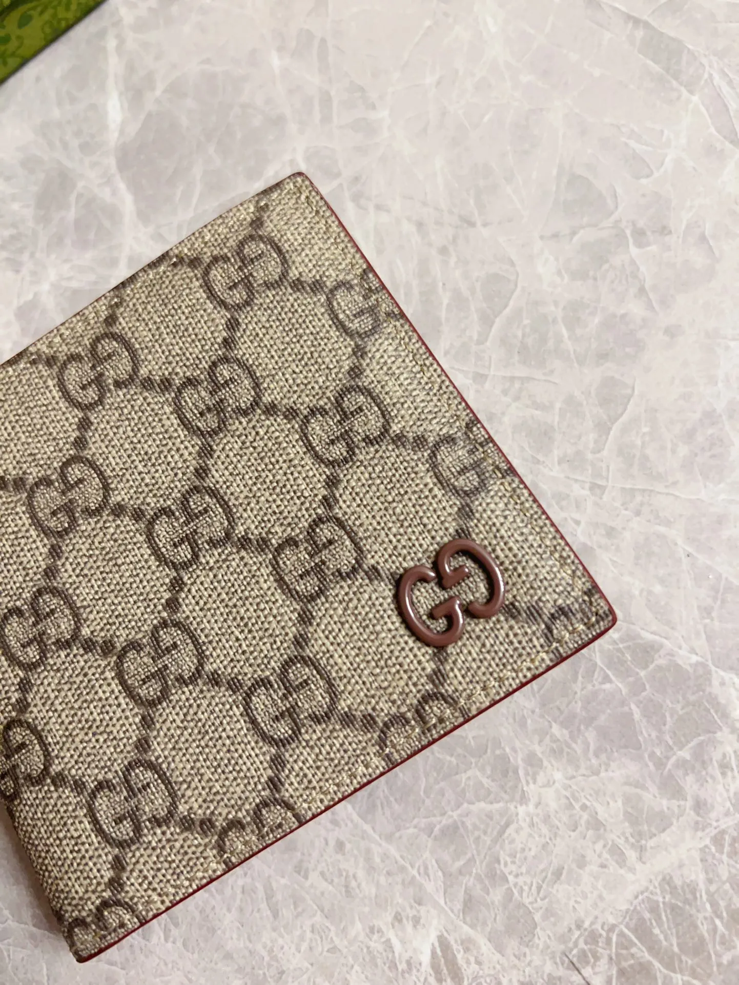 💰320 Counter quality, top-quality original goods, real photos! 768244 coin bag brown/brown brown/maroon shipped in 2 colors ~ size: width 11x height 9,