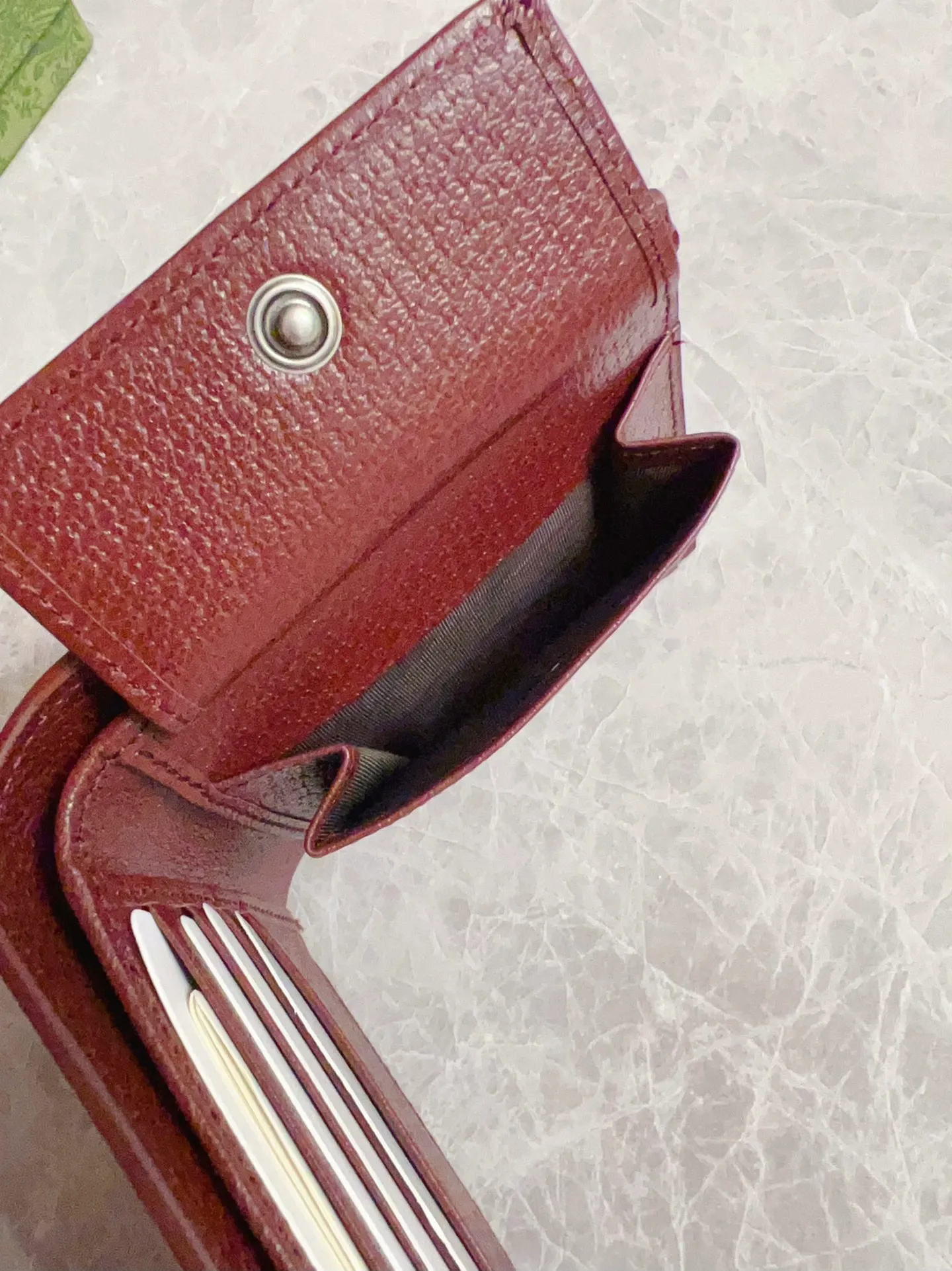 💰320 Counter quality, top-quality original goods, real photos! 768244 coin bag brown/brown brown/maroon shipped in 2 colors ~ size: width 11x height 9,
