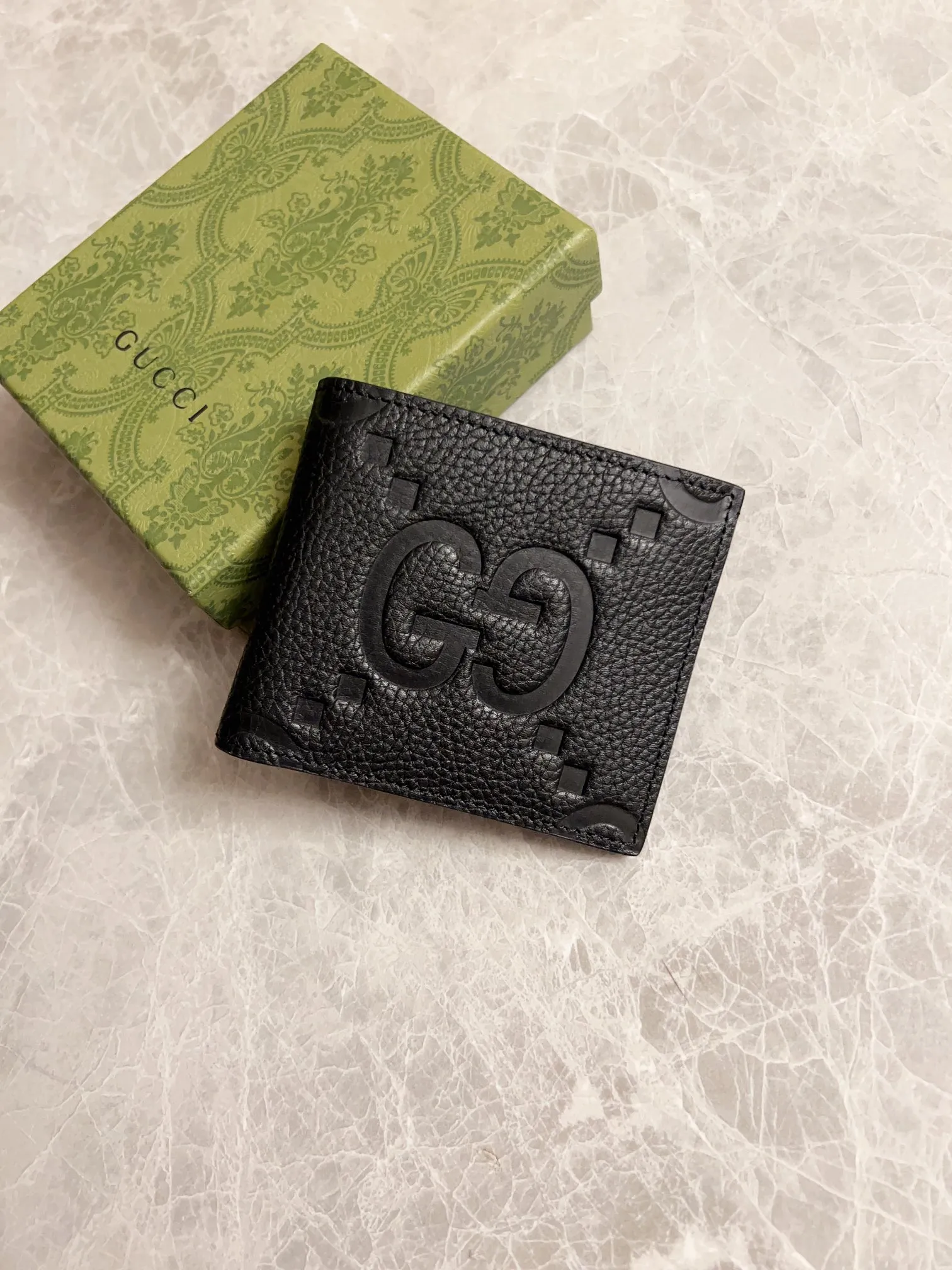 💰300 🇮🇹🇮🇹 New GG Ophidia👉New super double G series pressed G short clip original leather shipped! 🫥🫥Size: 11x9cm, Model: 739475