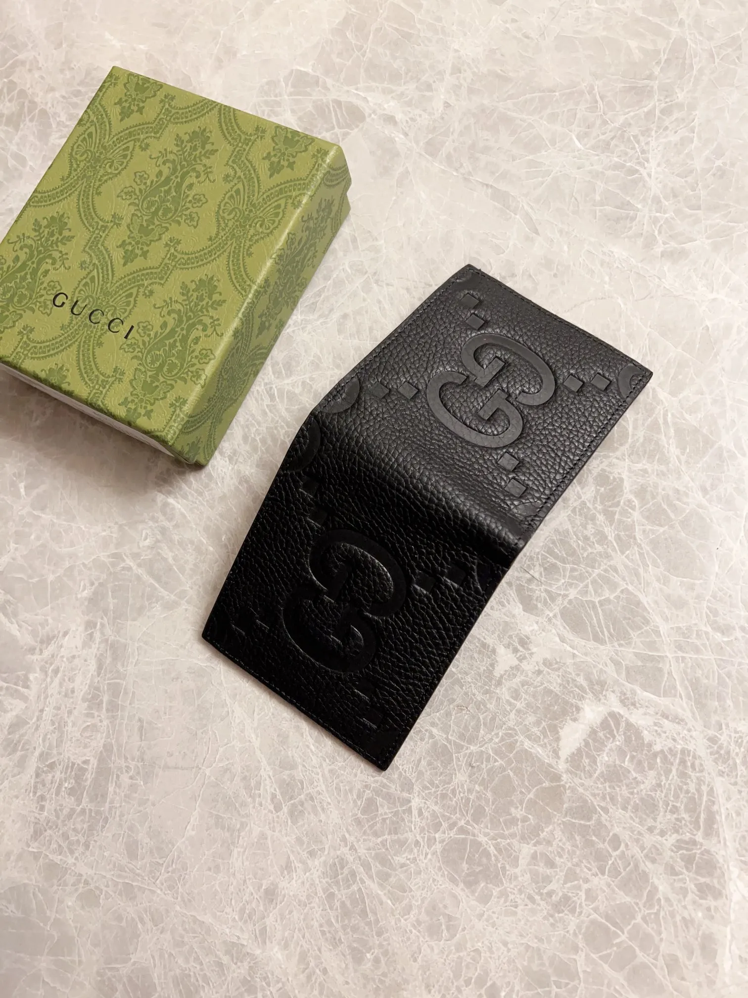 💰300 🇮🇹🇮🇹 New GG Ophidia👉New super double G series pressed G short clip original leather shipped! 🫥🫥Size: 11x9cm, Model: 739475