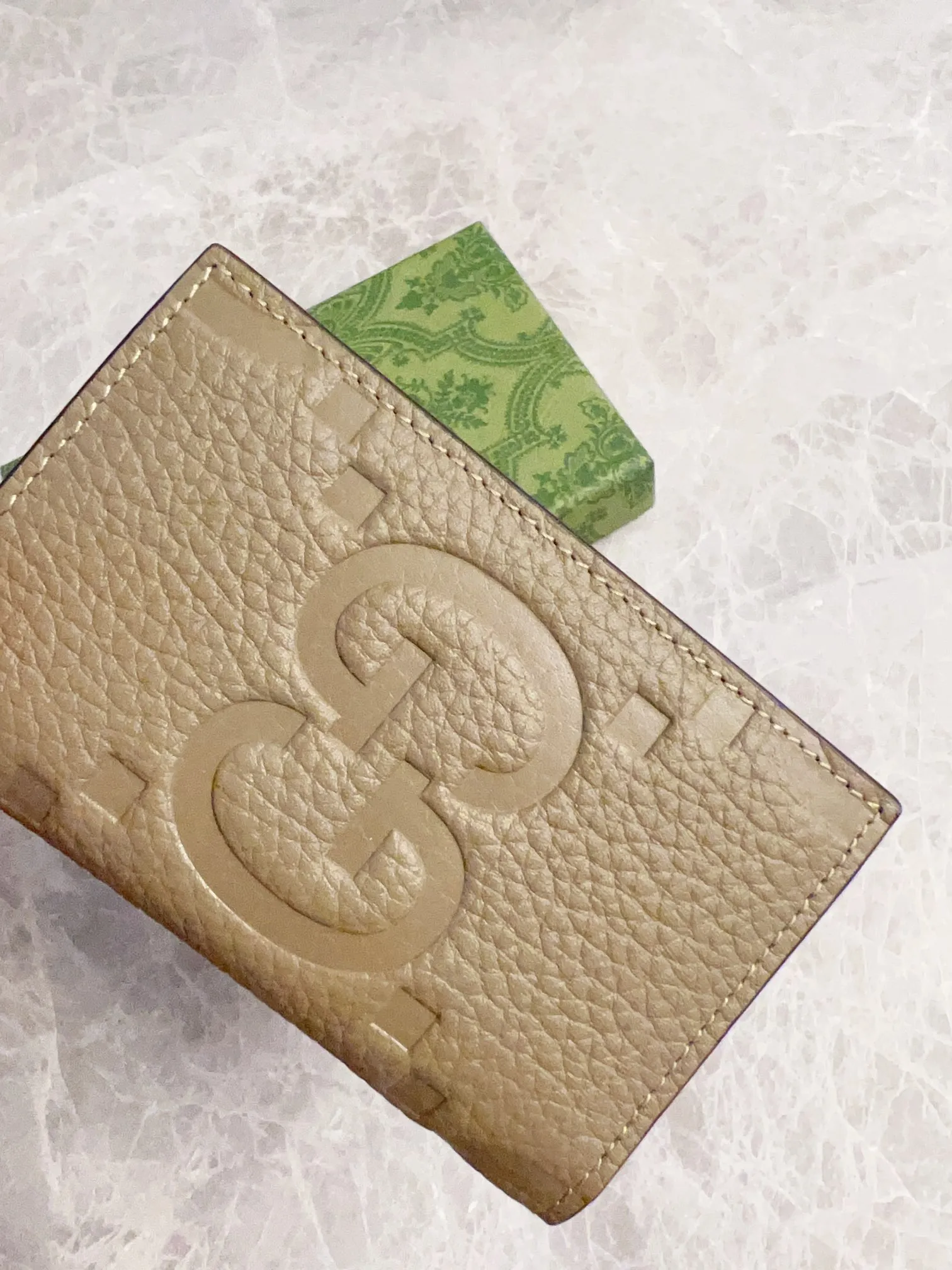 💰330 🇮🇹🇮🇹 New GG Ophidia👉New super double G series pressed G card holder, original leather shipped! 🫥🫥Size: 7.5x12cm, Model: 739478