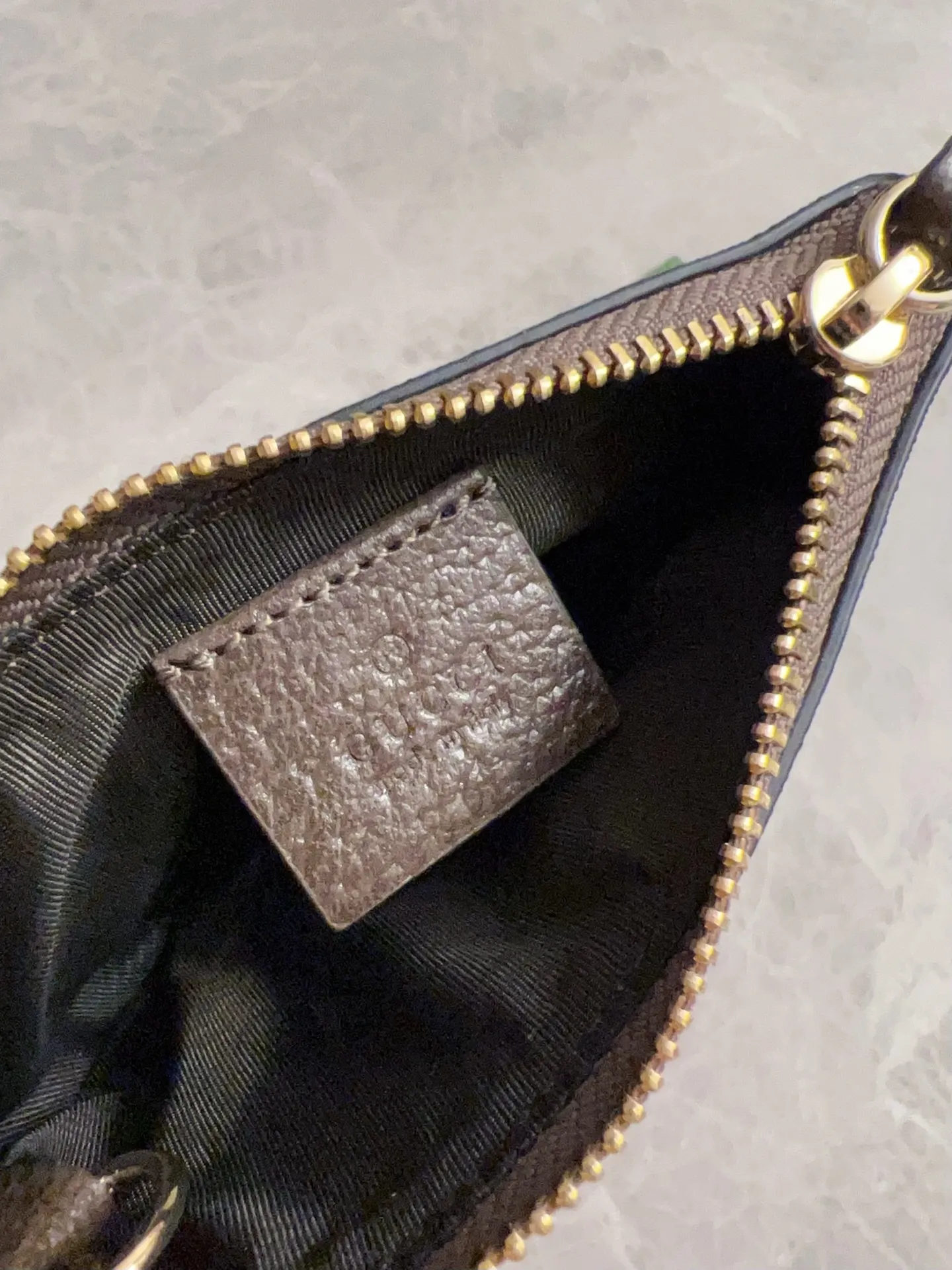 💰340 🇭🇺🇭🇺GG brand new small coin purse ~ lipstick bag 🪅🪅 Made of imported cowhide leather and PVC , 🪅🪅 with exquisite original factory double G hardware 🪅🪅, flexible and unique hook buckle, small and exquisite, great effect, model: 772321, color: brown pvc, size: 12x7.5x1.5cm