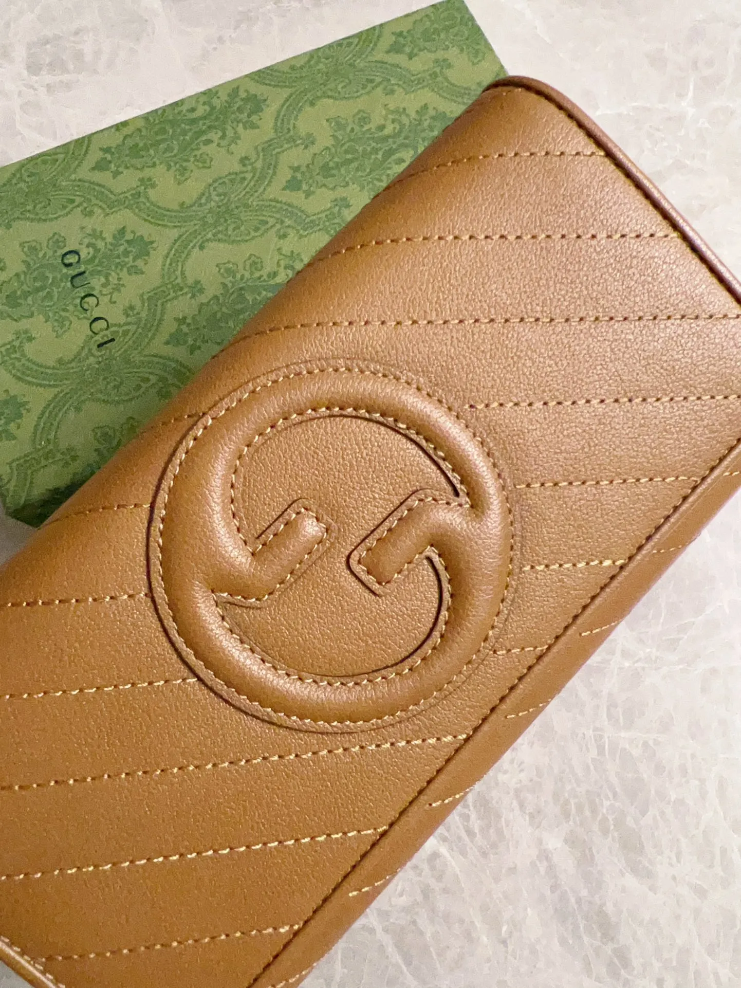 💰480🇭🇺🇭🇺Gucci Blondie series full zipper wallet Model: 760302 Size: 19.5x11x3cm (thick) Color: white, black, gray, brown, pink, green/original leather. Made in Italy