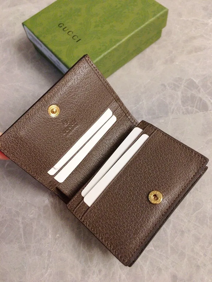 💰330 🇭🇺🇭🇺 The official website is synchronized with the new model! Ophidia series ~ short card holder/wallet, 🏴 char holder/wallet, 🏴 awning Supreme high-grade PVC fabric🏴‍awncharnbar 🏴awngatha