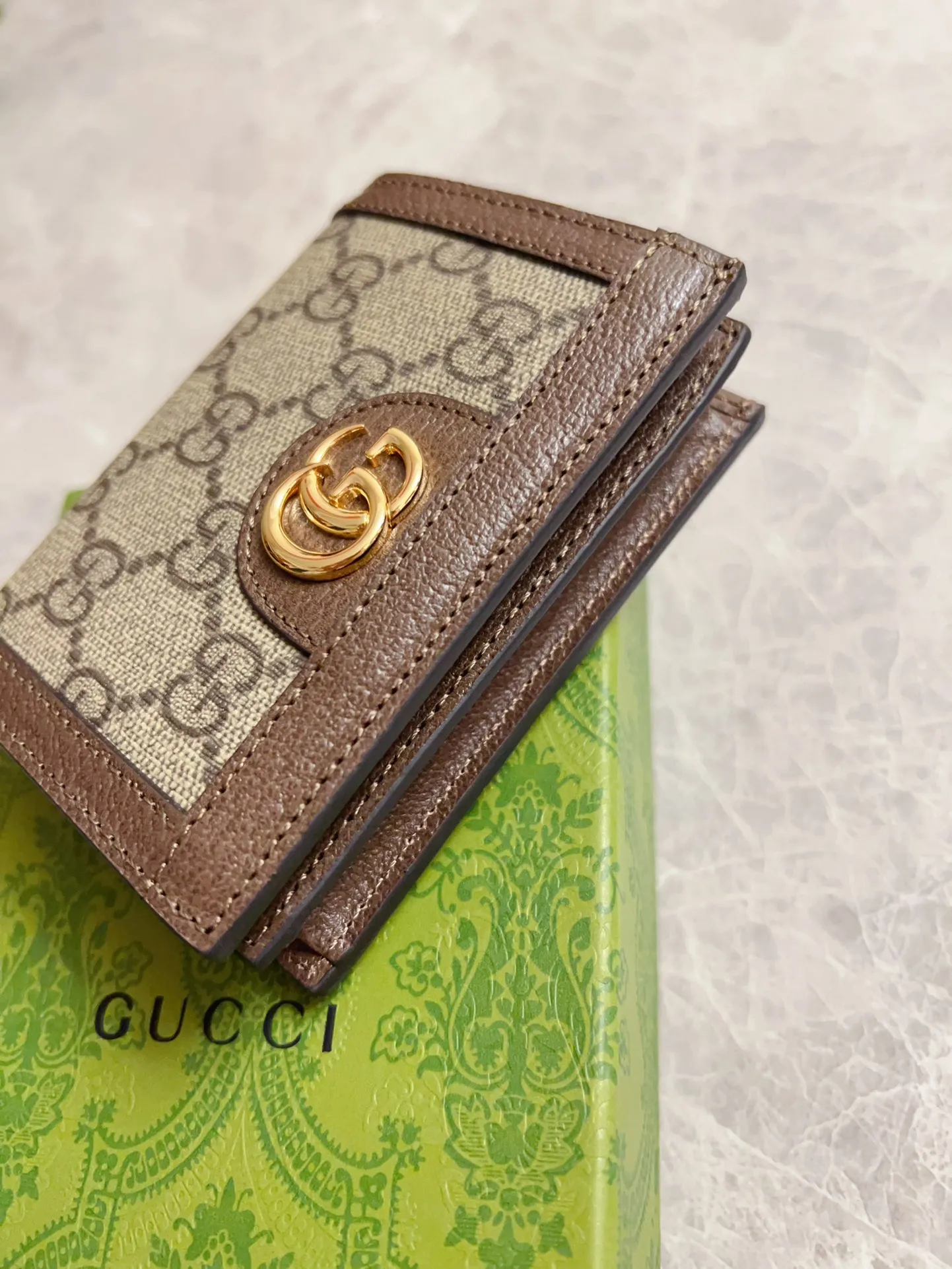 💰360 🇭🇺🇭🇺 official website synchronizes new styles! Ophidia series ~ short card holder/wallet, 🏴 char holder/wallet, 🏴 awning Supreme high-grade PVC fabric🏴‍charncharnchart, refined from classic works! 🏴awngatha