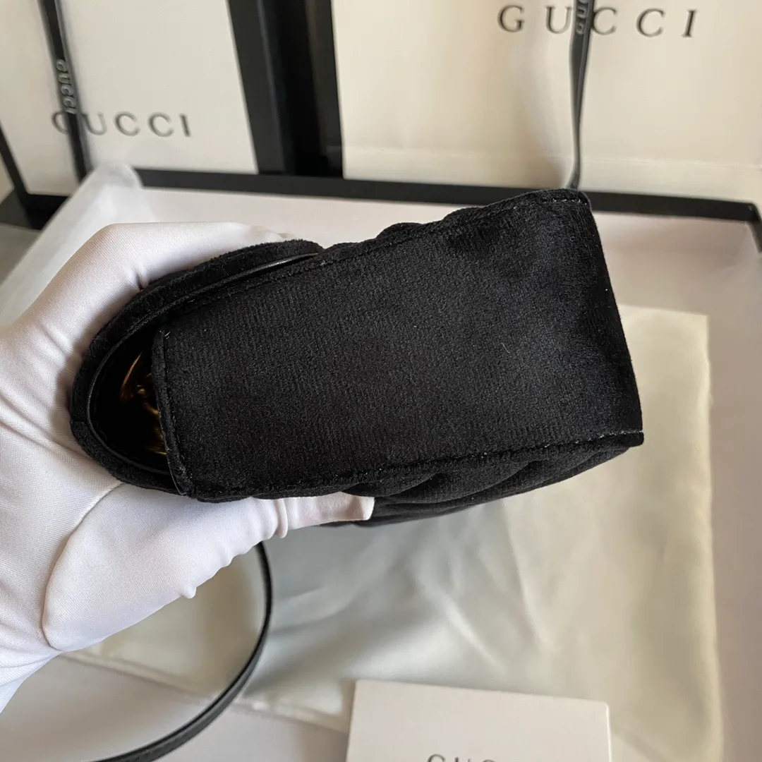 All categories Official website "Brand Women's Bags" Women's Bags 💙 GUCCI 2022 official new Gucci crossbody bag wholesale Original order quality 58002000 Size: 22-13-6Cm