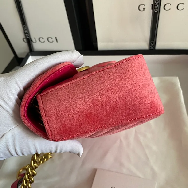 All categories Official website "Brand Women's Bags" Women's Bags 💙 GUCCI 2022 official new Gucci crossbody bag wholesale Original order quality 58002000 Size: 22-13-6Cm