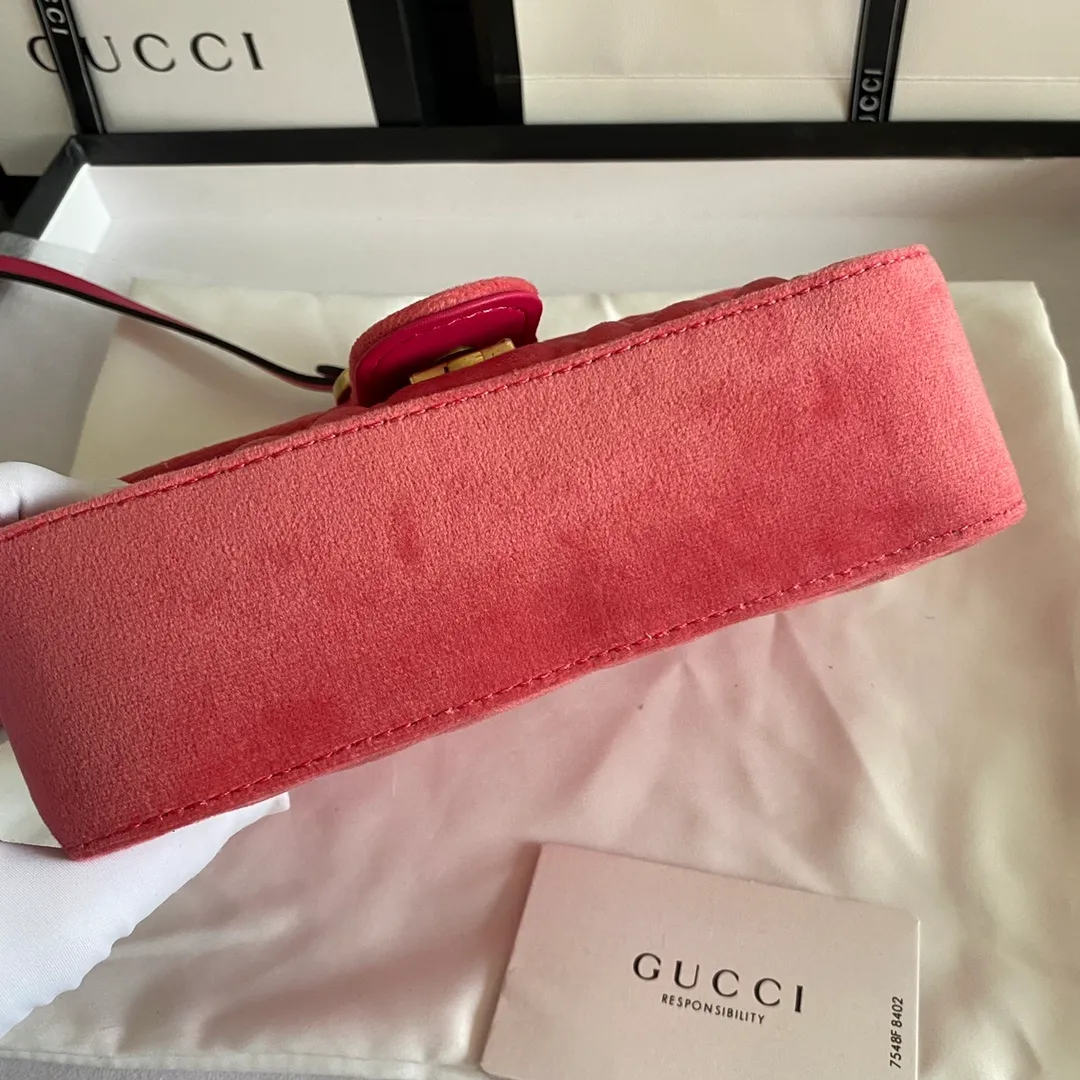 All categories Official website "Brand Women's Bags" Women's Bags 💙 GUCCI 2022 official new Gucci crossbody bag wholesale Original order quality 58002000 Size: 22-13-6Cm