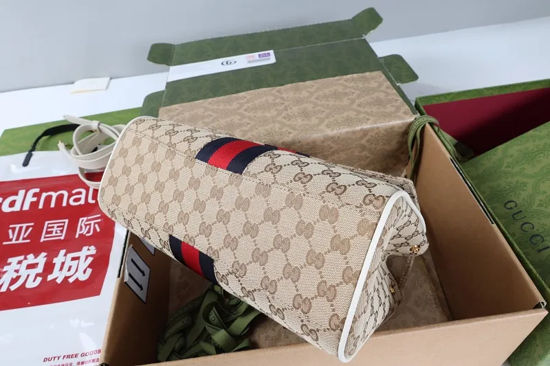 All Categories Official Website "Brand Women's Bags" Women's Bags 💙 GUCCI GUCCI 2026 New Classic GG Pattern Crossbody Bag