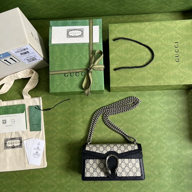 All categories Official website "Brand Women's Bags" Women's Bags 💙 GUCCI 2022 official new Gucci crossbody bag wholesale Original order quality 58002200 Size: 25-13.5-7Cm