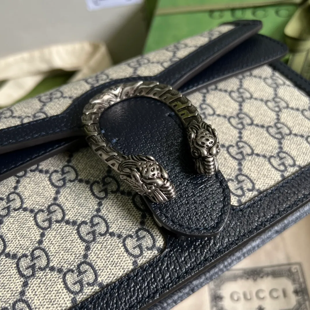 All categories Official website "Brand Women's Bags" Women's Bags 💙 GUCCI 2022 official new Gucci crossbody bag wholesale Original order quality 58002200 Size: 25-13.5-7Cm