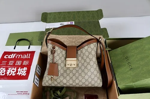 All Categories Official Website "Brand Women's Bags" Women's Bags 💙 GUCCI GUCCI 2026 New Classic GG Pattern Crossbody Bag