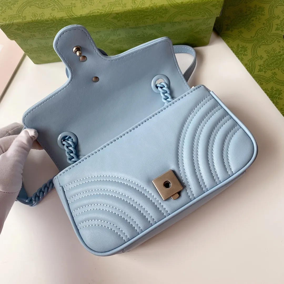 All categories Official website "Brand Women's Bags" Women's Bags 💙 GUCCI 2022 Official New Gucci Crossbody Bag Wholesale 58001900 High Quality Specifications: 22-13-6CM