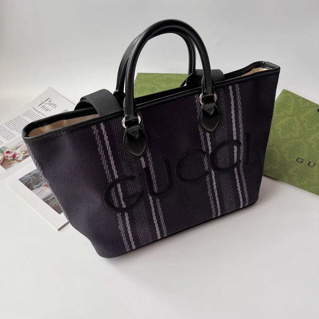 All Categories Official Website "Brand Women's Bags" Women's Bags 💙 GUCCI 2024 New GUCCI Tote Canvas Bag