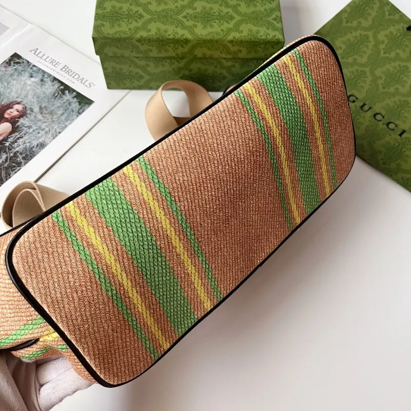 All Categories Official Website "Brand Women's Bags" Women's Bags 💙 GUCCI 2024 New GUCCI Tote Canvas Bag