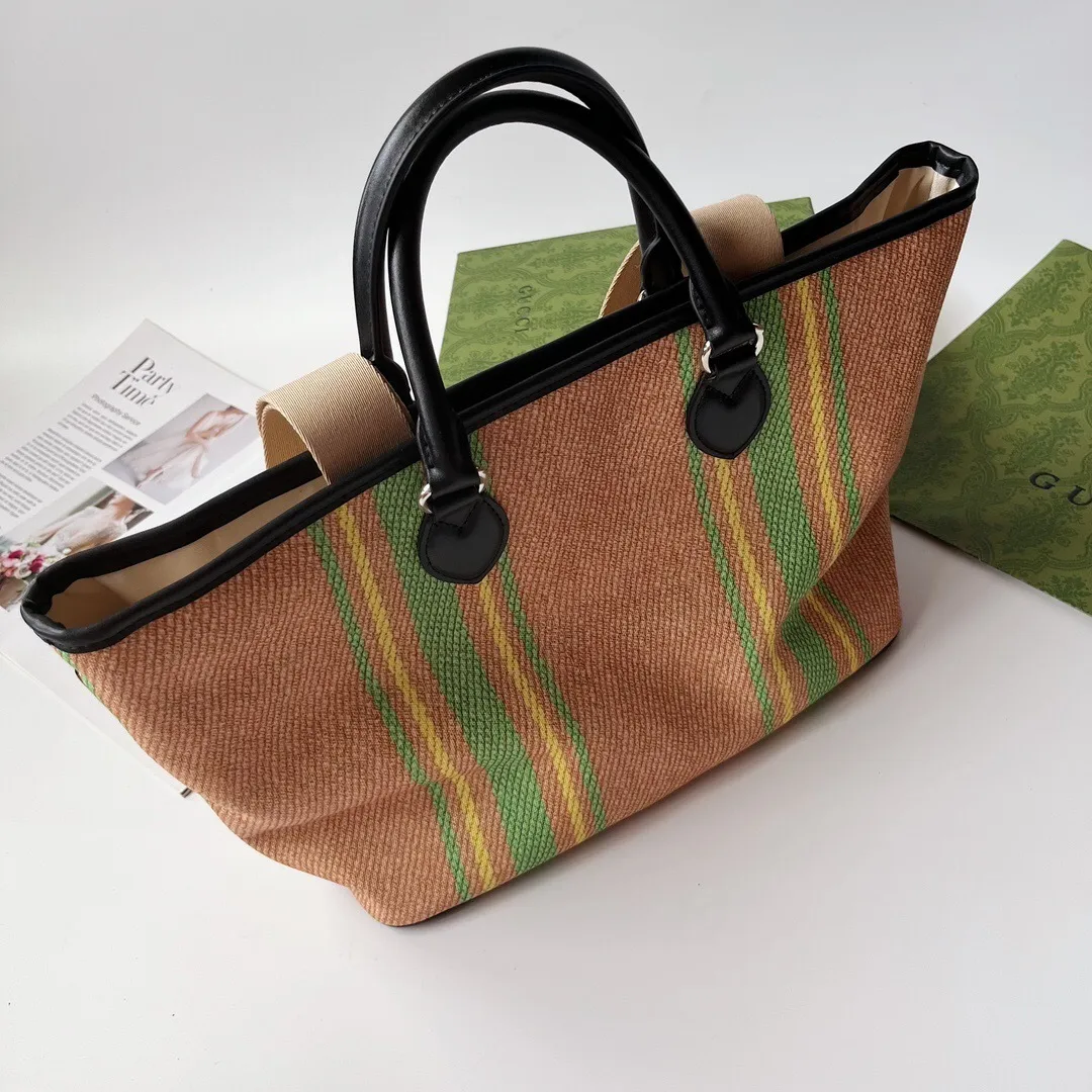 All Categories Official Website "Brand Women's Bags" Women's Bags 💙 GUCCI 2024 New GUCCI Tote Canvas Bag