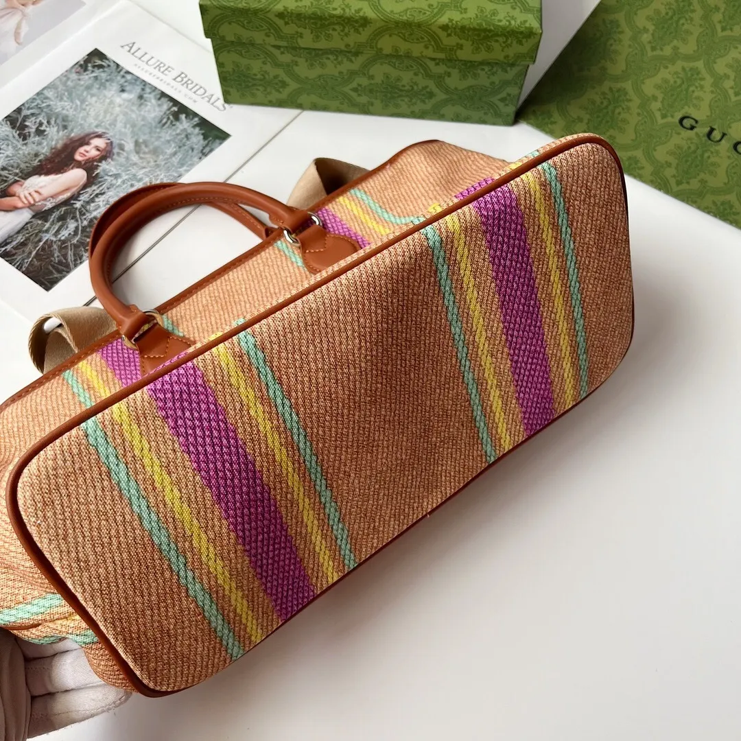 All Categories Official Website "Brand Women's Bags" Women's Bags 💙 GUCCI 2024 New GUCCI Tote Canvas Bag