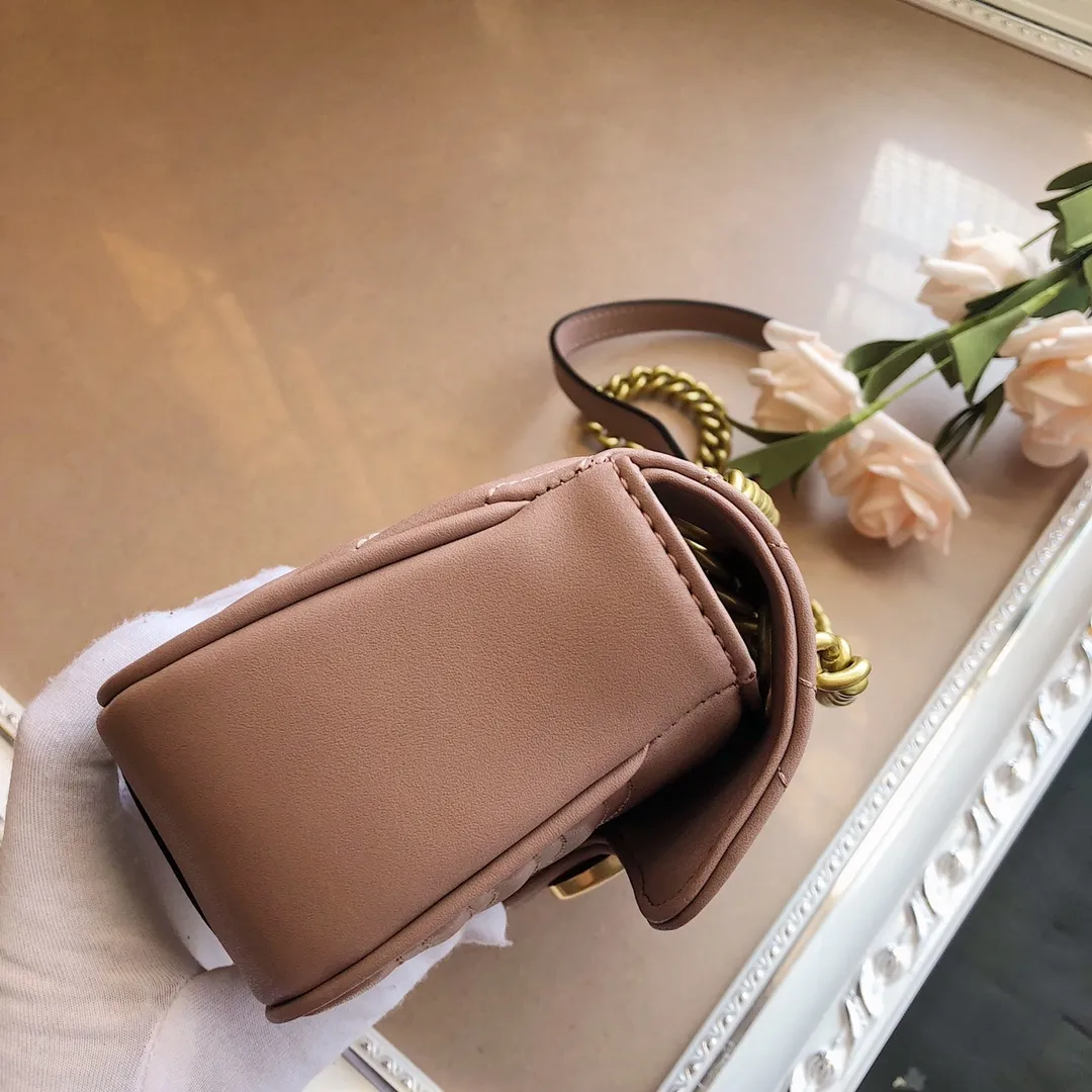 All categories Official website "Brand Women's Bags" Women's Bags 💙 GUCCI 2022 official new Gucci crossbody bag wholesale Original order quality 58001700 Size: 22-13-6Cm