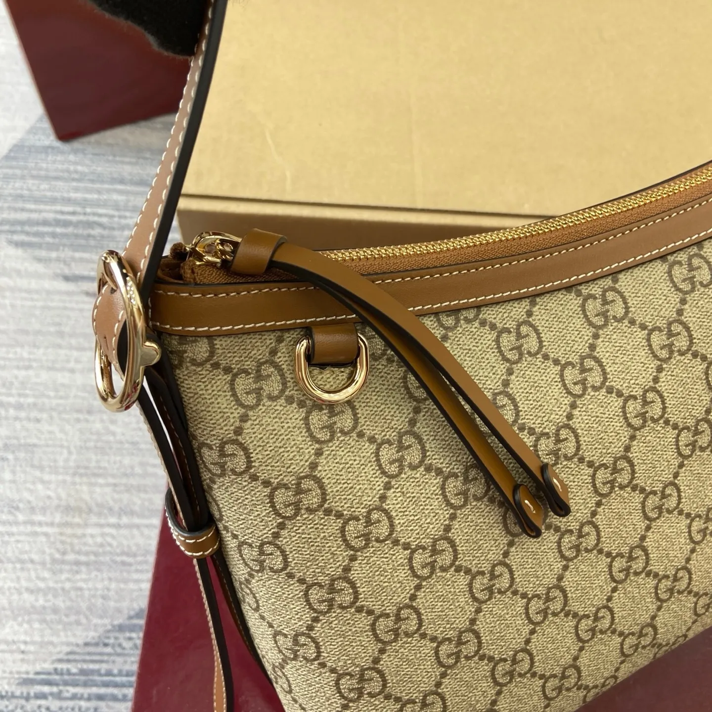 All categories Official website "Brand Women's Bags" Women's Bags 💙 GUCCI 2025 new GUCCI armpit bag