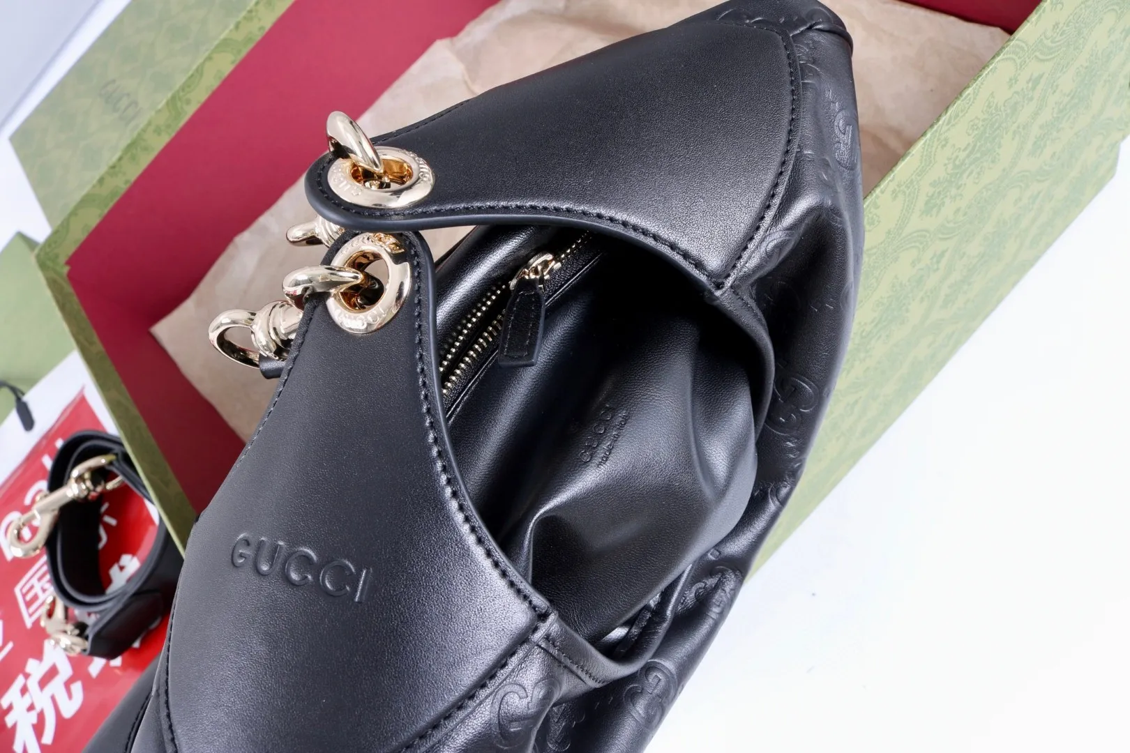 All Categories Official Website "Brand Women's Bags" Women's Bags 💙 GUCCI GUCCI 2026 New Classic GG Pattern Crossbody Bag