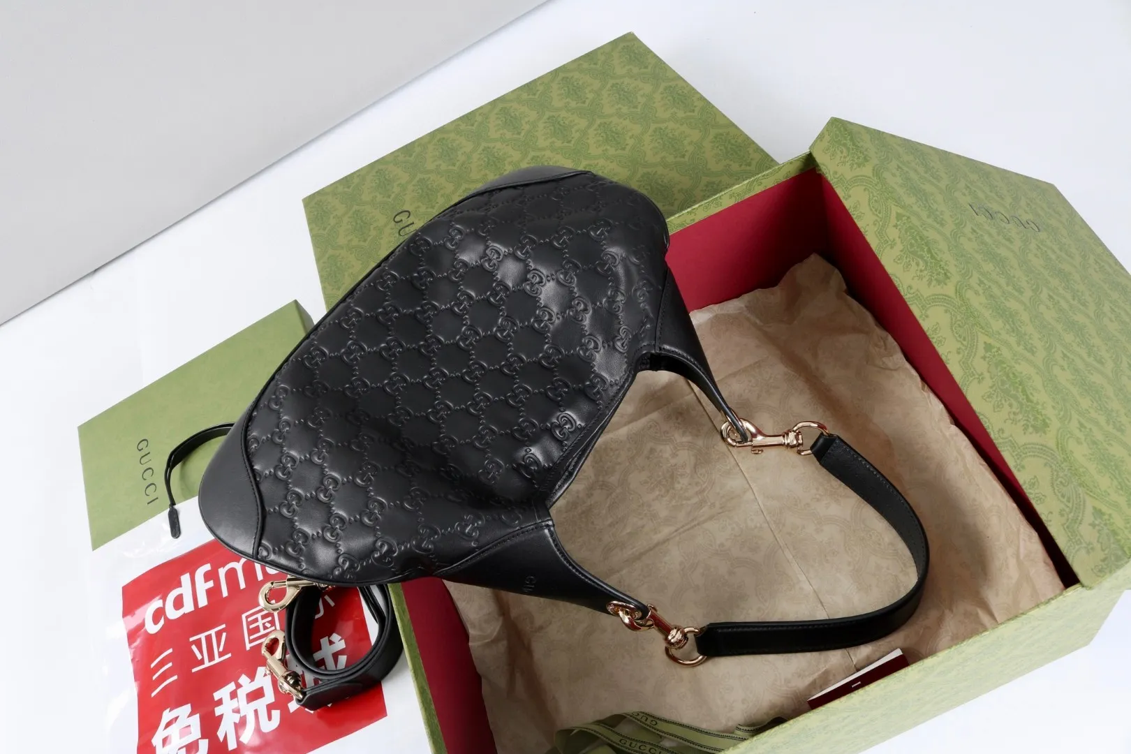 All Categories Official Website "Brand Women's Bags" Women's Bags 💙 GUCCI GUCCI 2026 New Classic GG Pattern Crossbody Bag