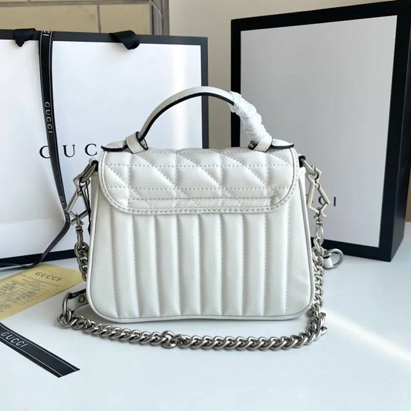 All categories Official website "Brand Women's Bags" Women's Bags 💙 GUCCI 2022 official new Gucci crossbody bag wholesale Original order quality 58002000 Size: 21-15.5-8 Cm