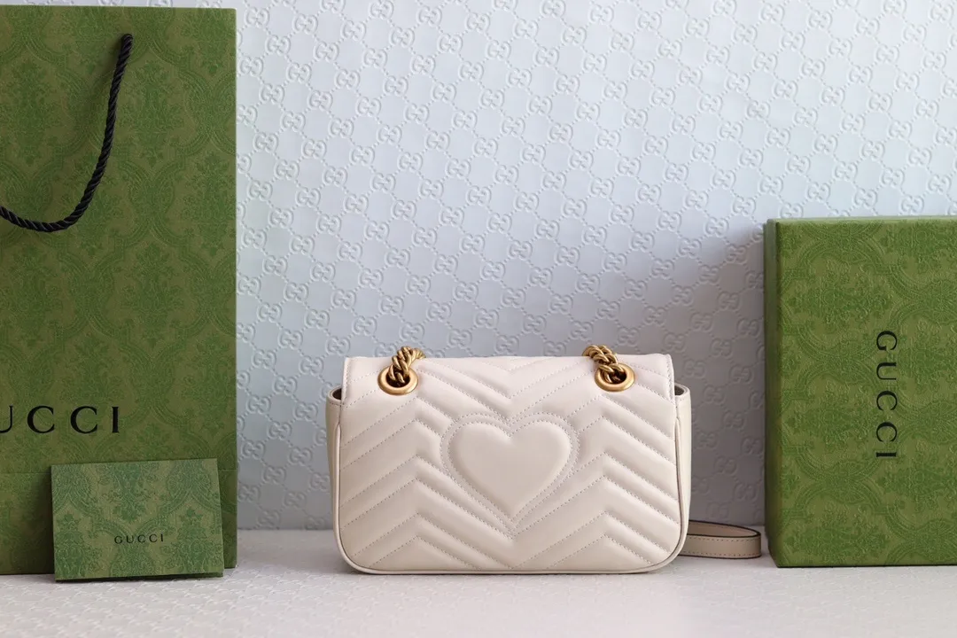 All categories Official website "Brand Women's Bags" Women's Bags 💙 GUCCI 2022 official new Gucci crossbody bag wholesale Original order quality 58003500 Size: 23-14-6Cm