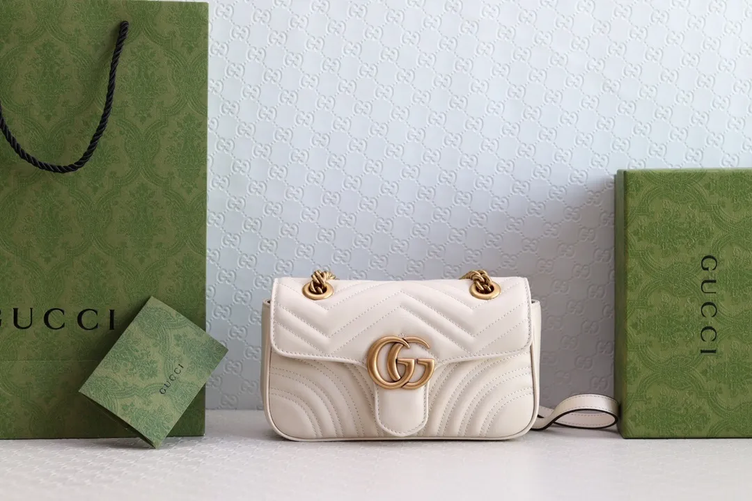 All categories Official website "Brand Women's Bags" Women's Bags 💙 GUCCI 2022 official new Gucci crossbody bag wholesale Original order quality 58003500 Size: 23-14-6Cm