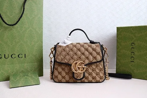 All categories Official website "Brand Women's Bags" Women's Bags 💙 GUCCI 2022 official new Gucci crossbody bag wholesale Original order quality 58003200 Size: 21-15.5-8 Cm
