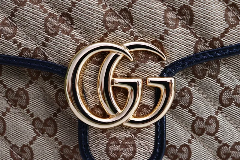 All categories Official website "Brand Women's Bags" Women's Bags 💙 GUCCI 2022 official new Gucci crossbody bag wholesale Original order quality 58003200 Size: 21-15.5-8 Cm