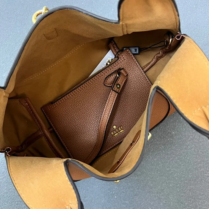 All Categories Official Website "Brand Women's Bags" Women's Bags 💙 GUCCI 2025 New Gucci Softbit Cowhide Handbag