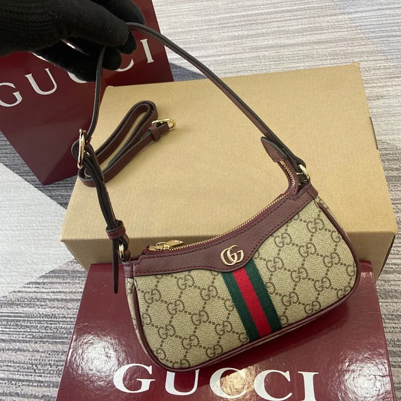 All categories Official website "Brand Women's Bags" Women's Bags 💙 GUCCI 2025 new GUCCI armpit bag