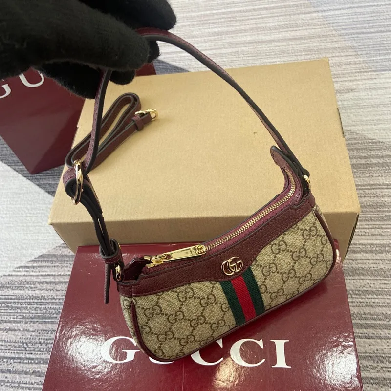 All categories Official website "Brand Women's Bags" Women's Bags 💙 GUCCI 2025 new GUCCI armpit bag