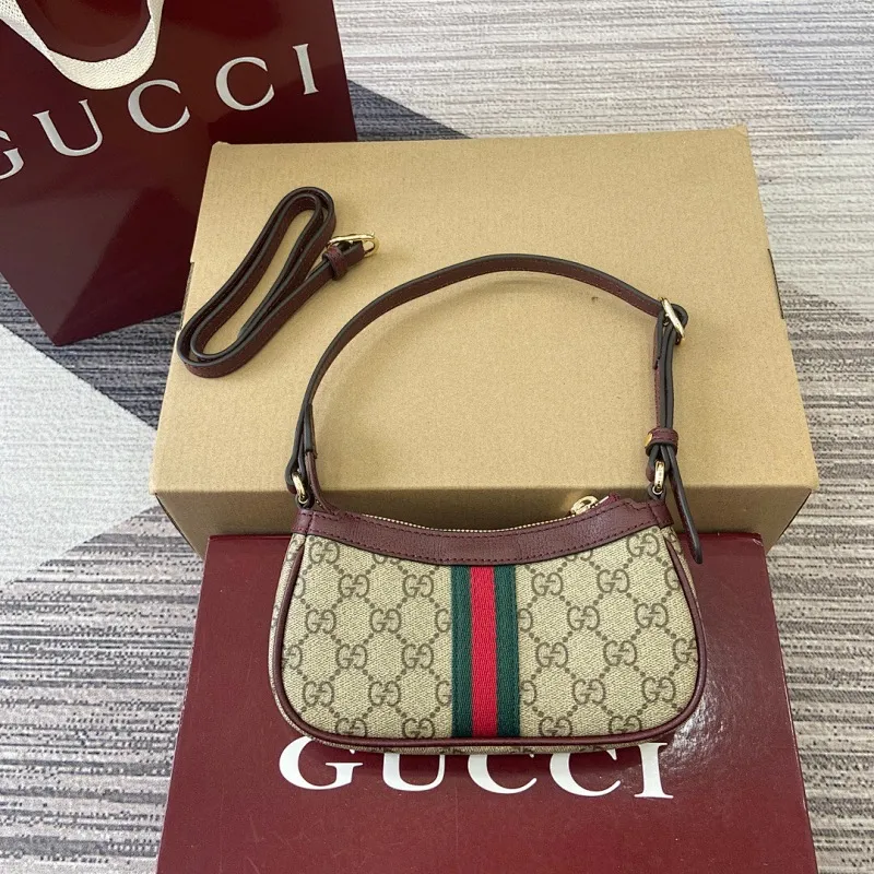 All categories Official website "Brand Women's Bags" Women's Bags 💙 GUCCI 2025 new GUCCI armpit bag
