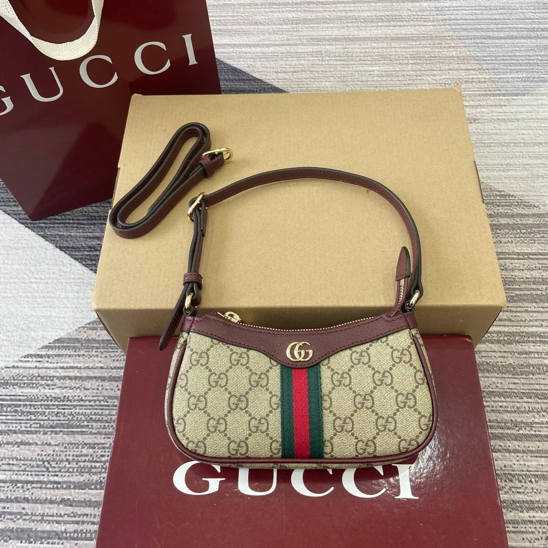 All categories Official website "Brand Women's Bags" Women's Bags 💙 GUCCI 2025 new GUCCI armpit bag