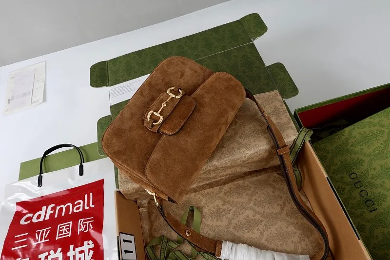All Categories Official Website "Brand Women's Bags" Women's Bags 💙 GUCCI GUCCI 2026 New Classic GG Pattern Crossbody Bag