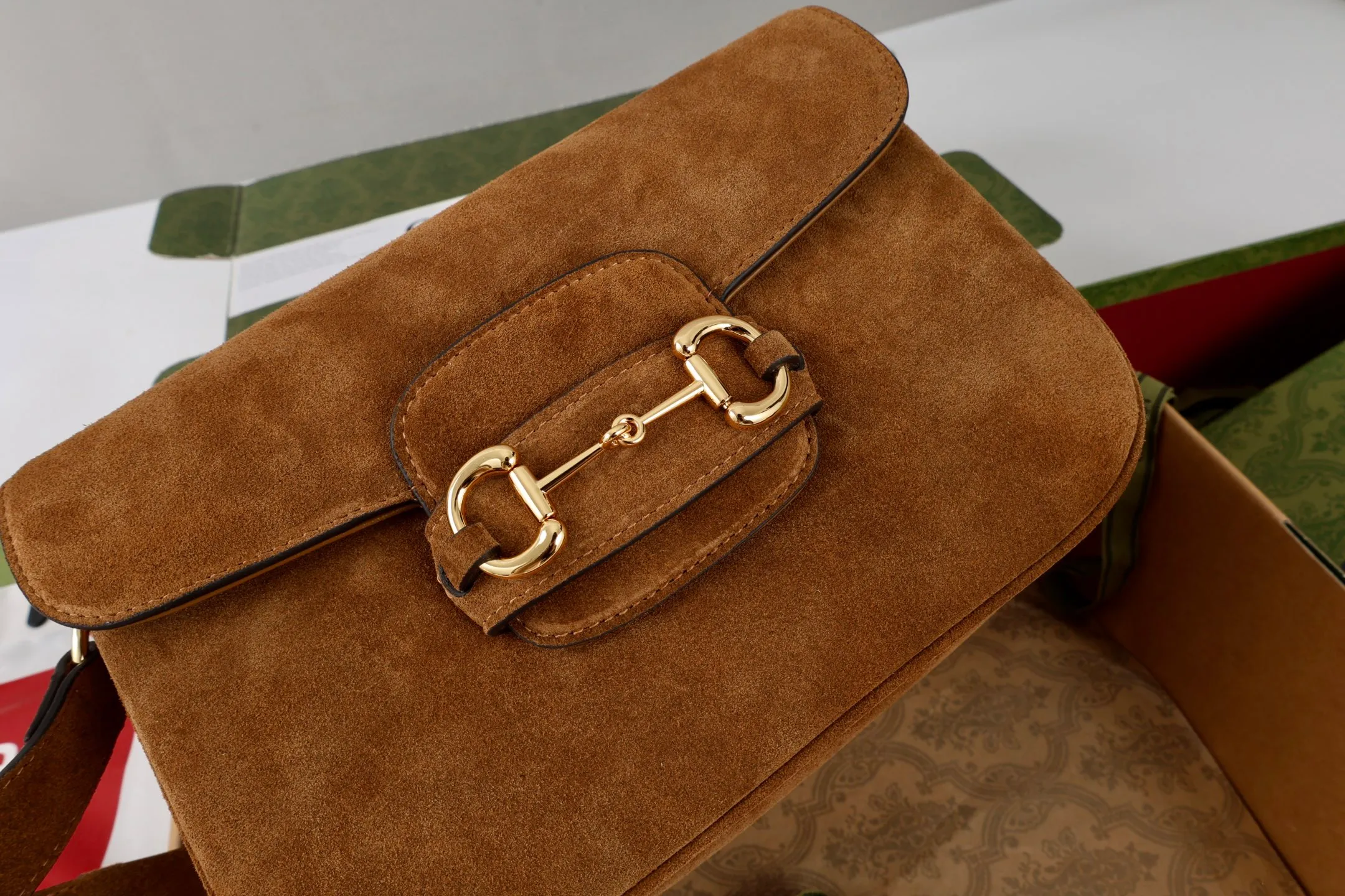 All Categories Official Website "Brand Women's Bags" Women's Bags 💙 GUCCI GUCCI 2026 New Classic GG Pattern Crossbody Bag