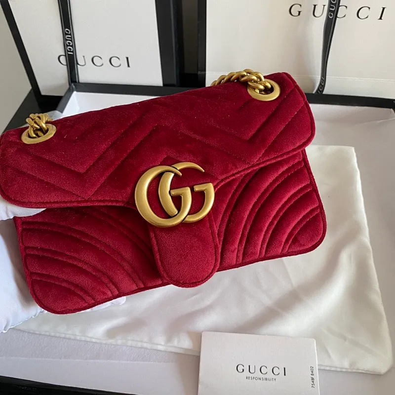 All categories Official website "Brand Women's Bags" Women's Bags 💙 GUCCI 2022 official new Gucci crossbody bag wholesale Original order quality 58002000 Size: 22-13-6Cm