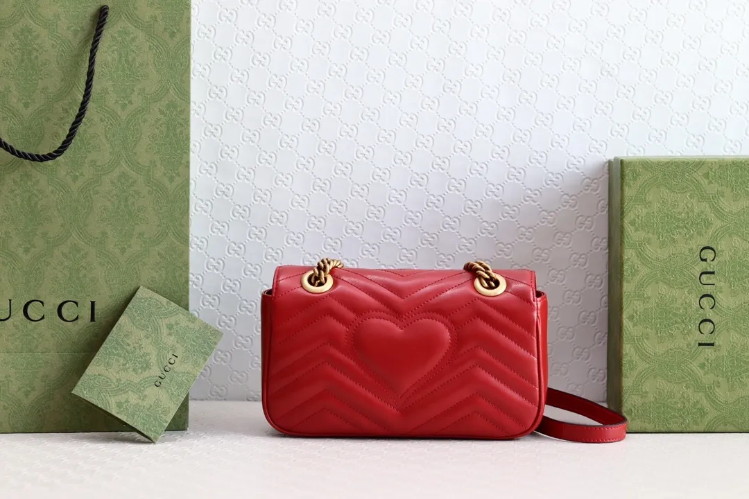All categories Official website "Brand Women's Bags" Women's Bags 💙 GUCCI 2022 official new Gucci crossbody bag wholesale Original order quality 58003500 Size: 23-14-6Cm