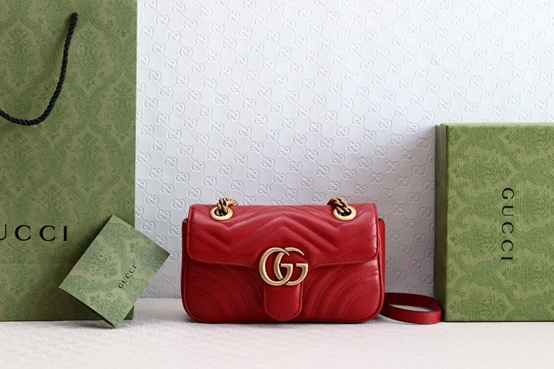All categories Official website "Brand Women's Bags" Women's Bags 💙 GUCCI 2022 official new Gucci crossbody bag wholesale Original order quality 58003500 Size: 23-14-6Cm
