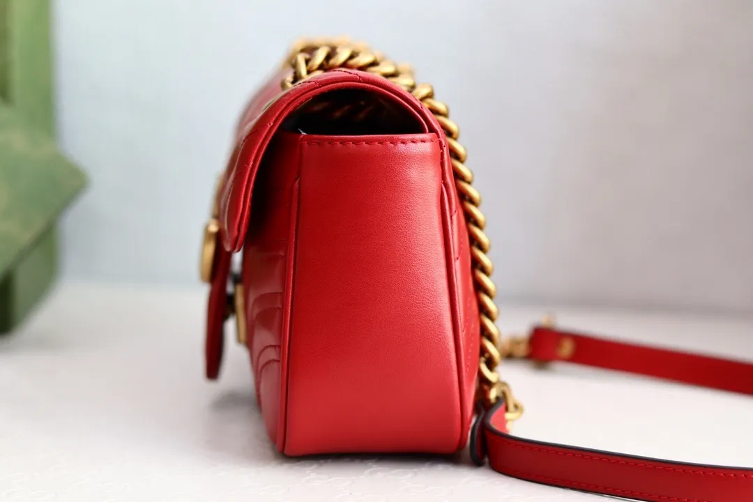All categories Official website "Brand Women's Bags" Women's Bags 💙 GUCCI 2022 official new Gucci crossbody bag wholesale Original order quality 58003500 Size: 23-14-6Cm