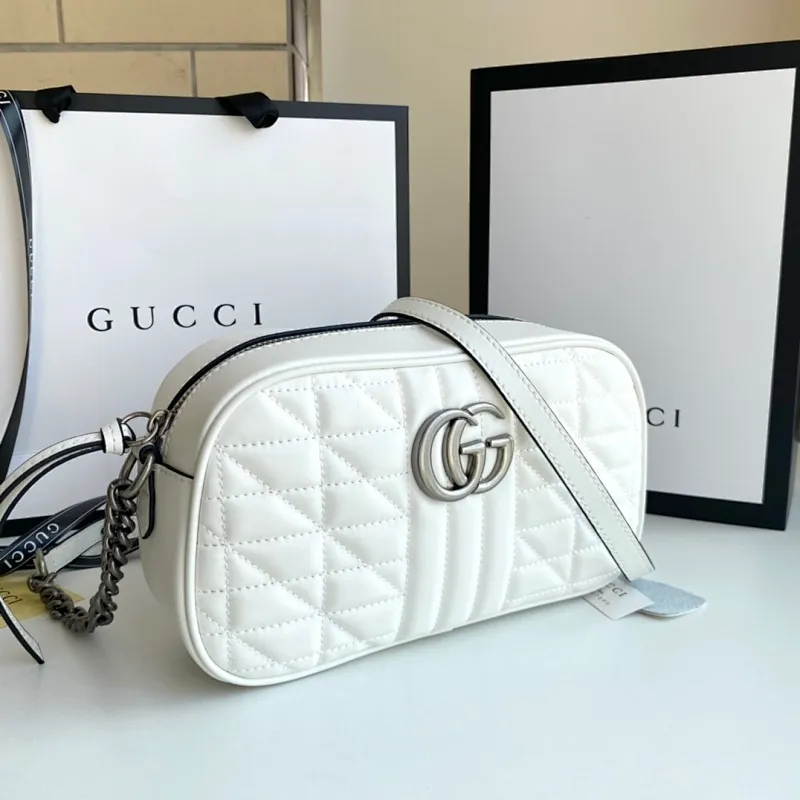 All categories Official website "Brand Women's Bags" Women's Bags 💙 GUCCI 2022 official new Gucci crossbody bag wholesale Original order quality 58001900 Size: 24-13-7Cm