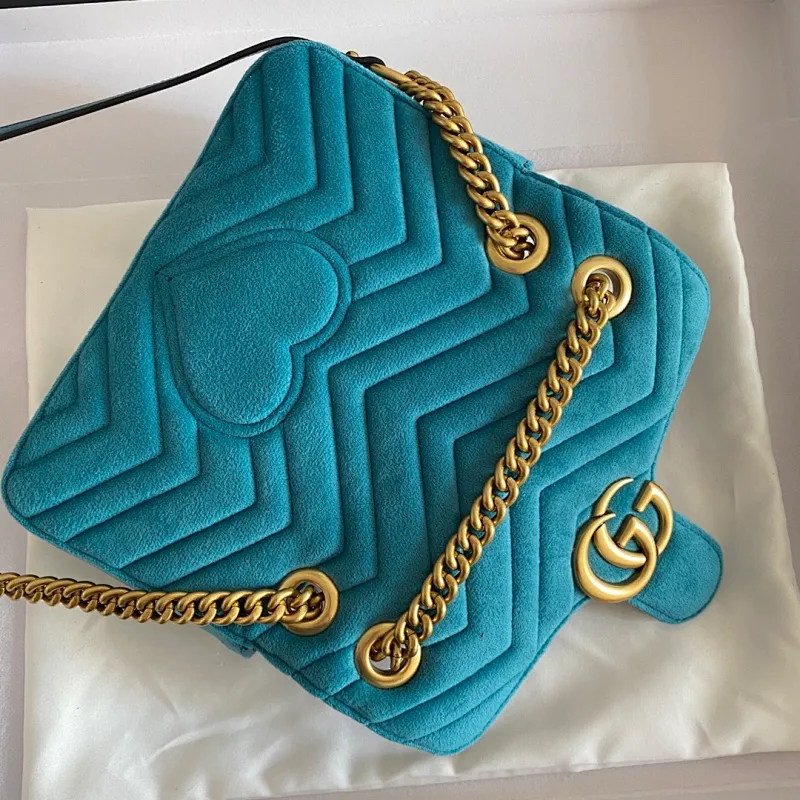 All categories Official website "Brand Women's Bags" Women's Bags 💙 GUCCI 2022 official new Gucci crossbody bag wholesale Original order quality 58002000 Size: 22-13-6Cm