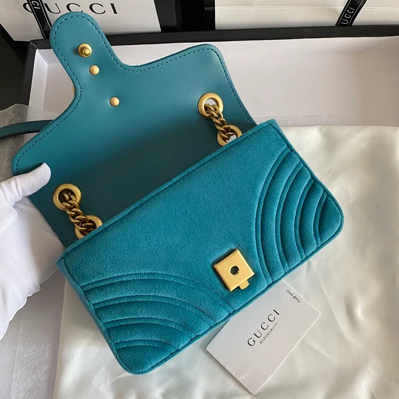 All categories Official website "Brand Women's Bags" Women's Bags 💙 GUCCI 2022 official new Gucci crossbody bag wholesale Original order quality 58002000 Size: 22-13-6Cm