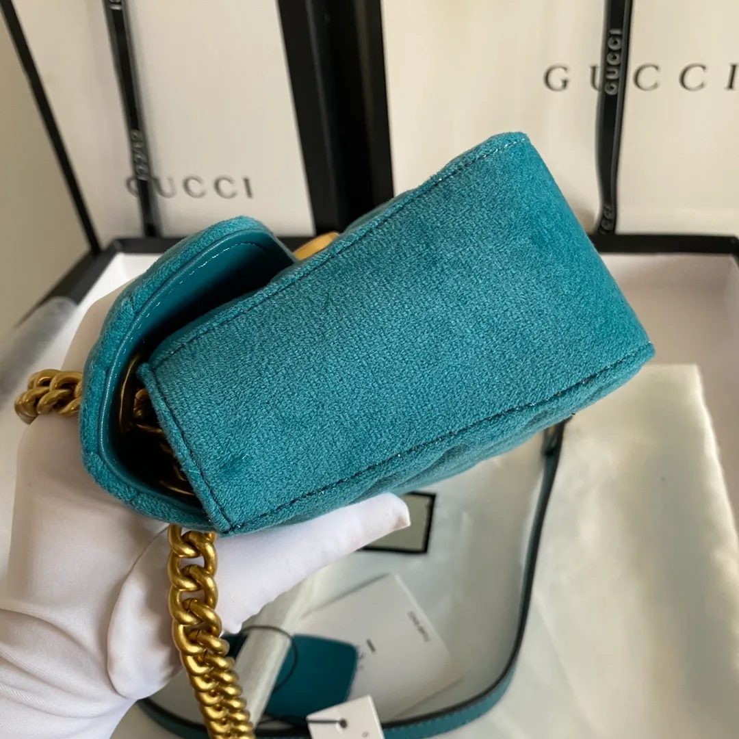 All categories Official website "Brand Women's Bags" Women's Bags 💙 GUCCI 2022 official new Gucci crossbody bag wholesale Original order quality 58002000 Size: 22-13-6Cm