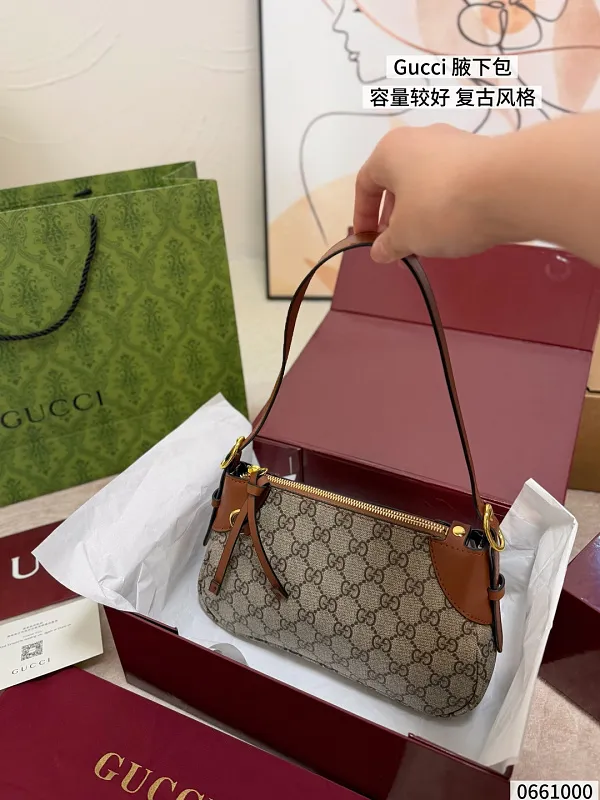 All Categories Official Website "Brand Women's Bags" Women's Bags 💙 GUCCI 2026 New GUCCI Underarm Bag