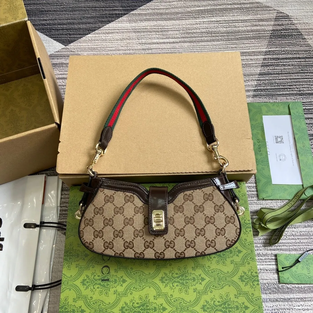 All categories Official website "Brand Women's Bags" Women's Bags 💙 GUCCI 2025 new GUCCI armpit bag