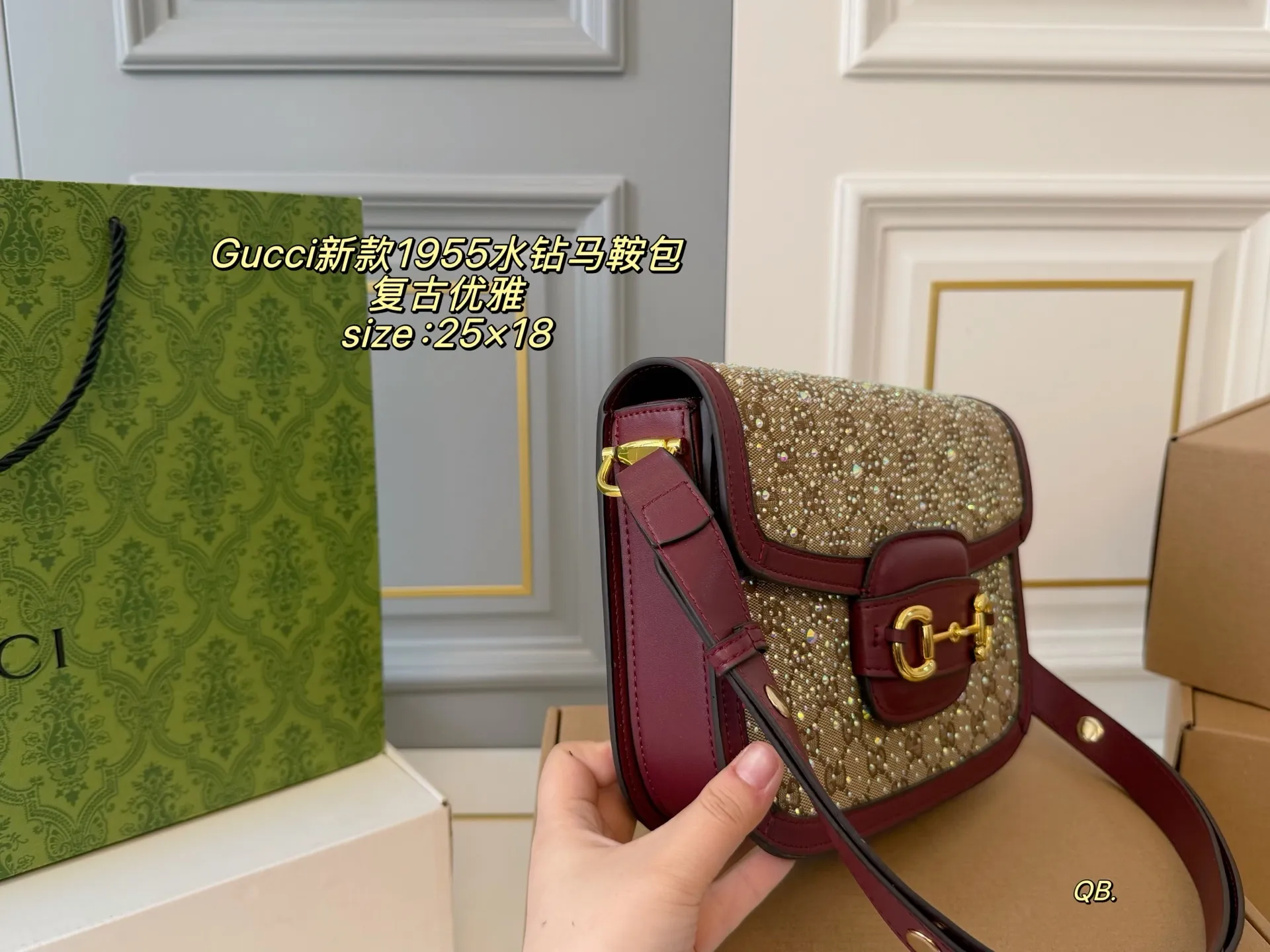 All Categories Official Website "Brand Women's Bags" Women's Bags 💙 GUCCI 2026 New GUCCI Crossbody Bag