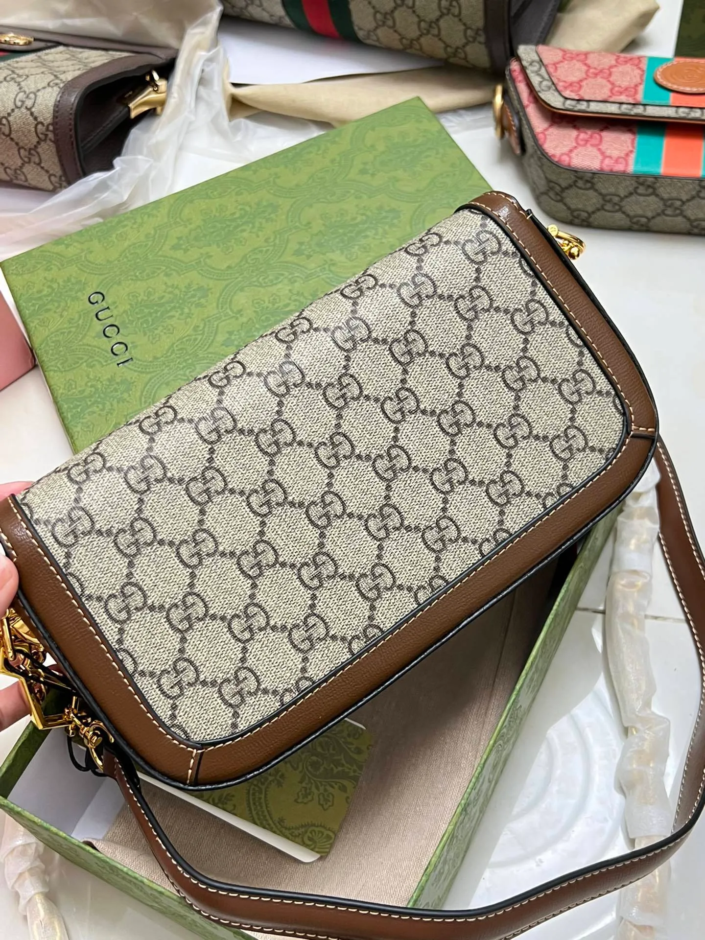 All categories Official website "Brand Women's Bags" Women's Bags 💙 GUCCI 2023 latest GUCCI crossbody bag