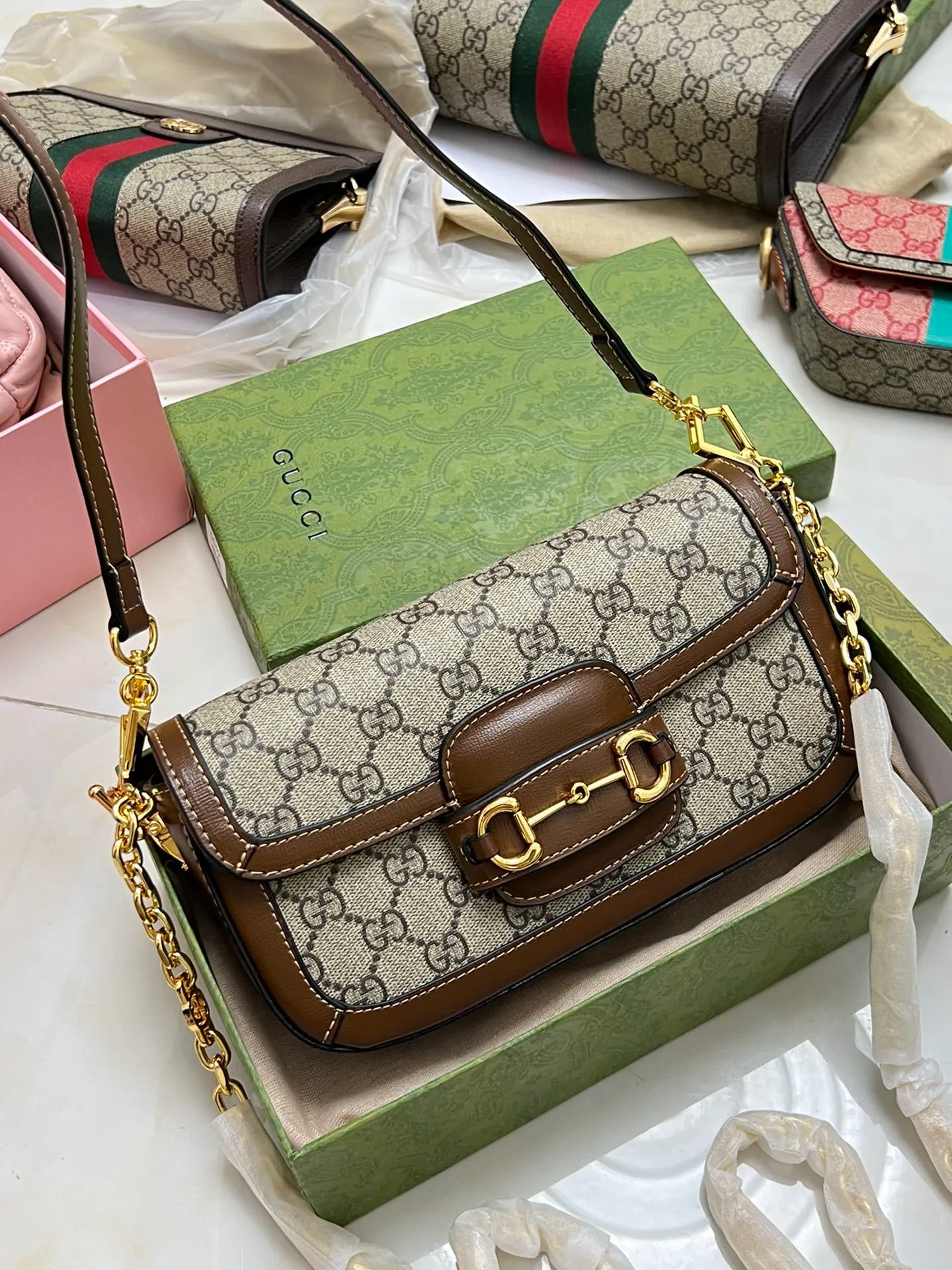 All categories Official website "Brand Women's Bags" Women's Bags 💙 GUCCI 2023 latest GUCCI crossbody bag
